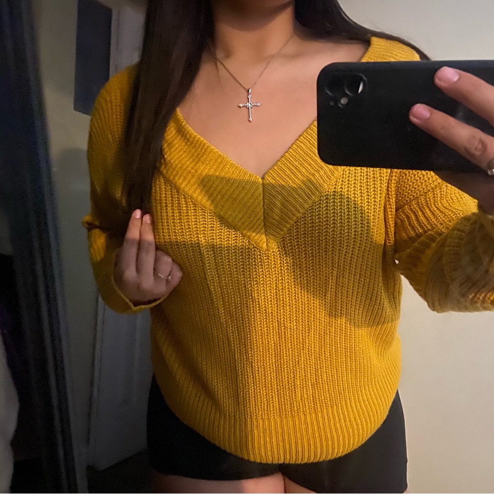 Women's Mustard Sweater